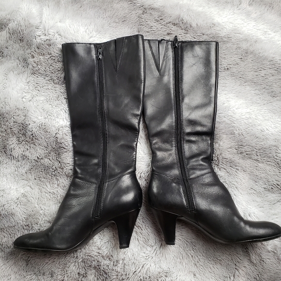 Comfortable Black high Heels boots Naturalizer - Picture 8 of 8